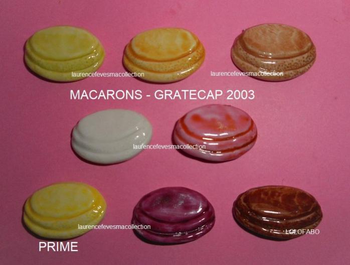 2003p118 macarons comme gratecap prime