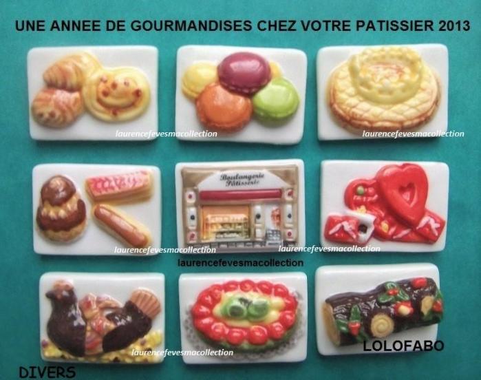2013p68 p1513 x une annee de gourmandises chez votre patissier puzzle relief boulangerie 2013 divers